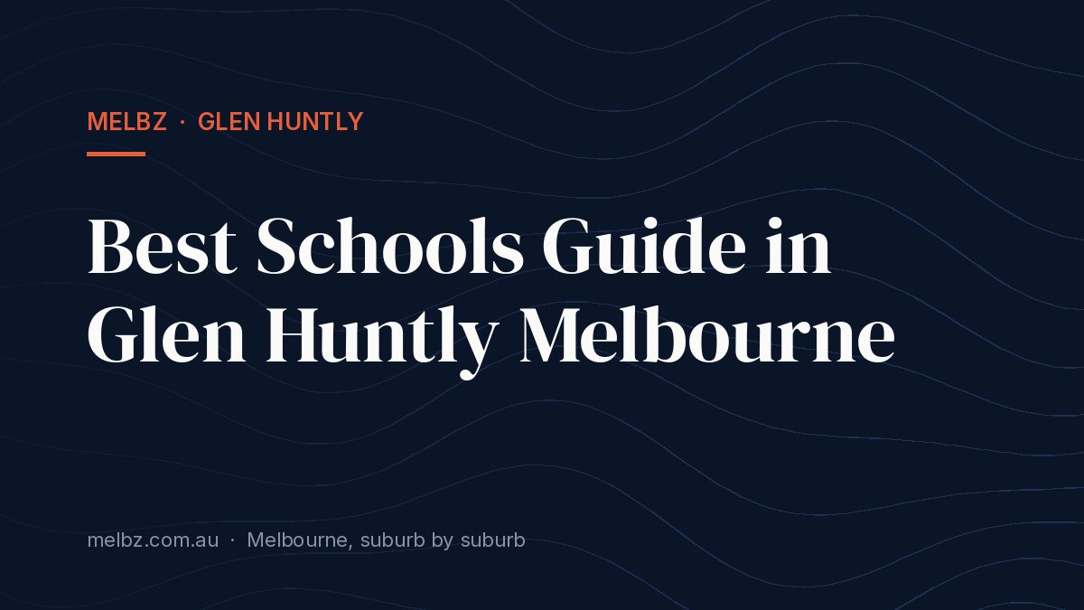 Title card: Best Schools Guide in Glen Huntly Melbourne