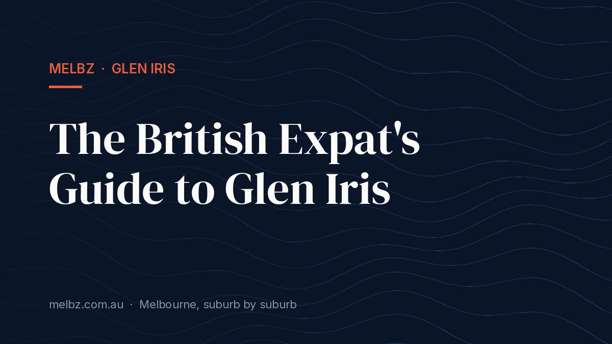 Title card: The British Expat's Guide to Glen Iris