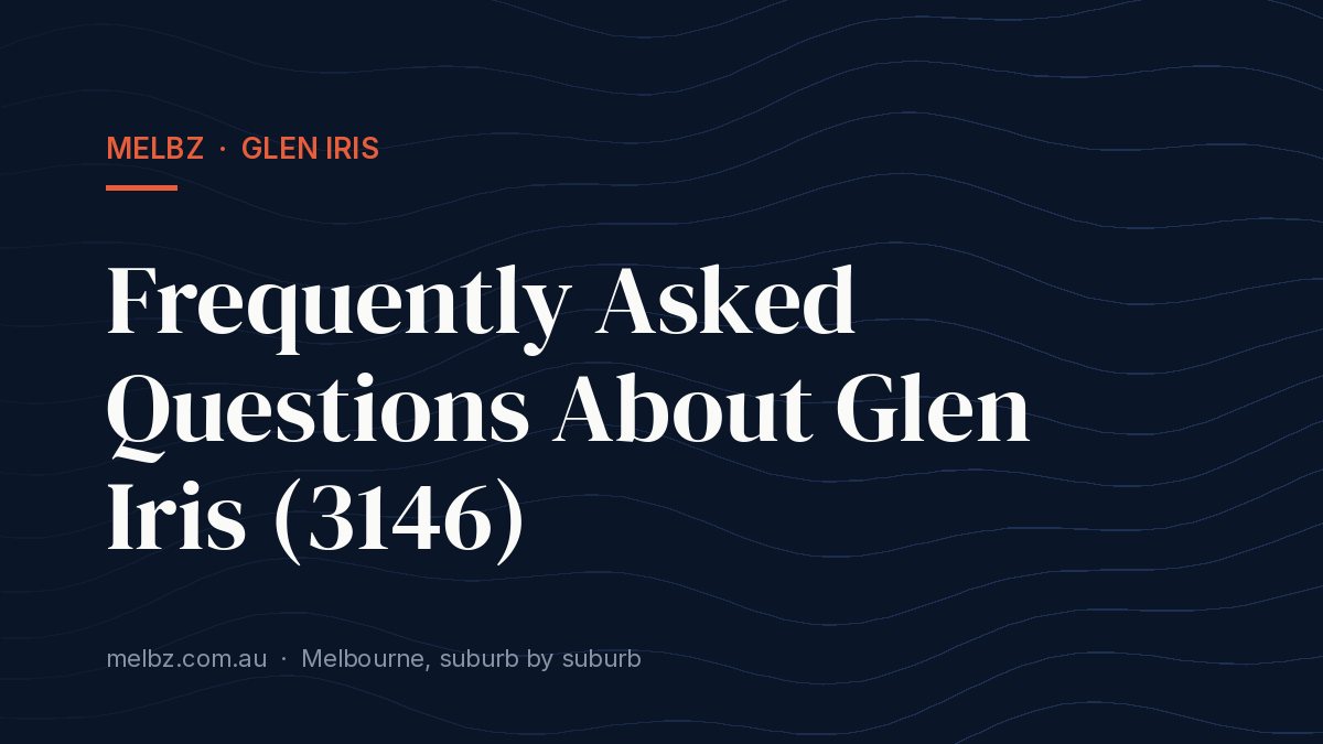 Title card: Frequently Asked Questions About Glen Iris (3146)