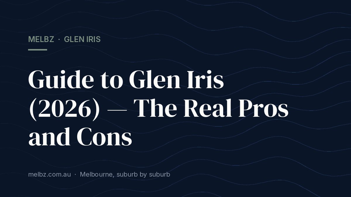 Title card: Guide to Glen Iris (2026) — The Real Pros and Cons