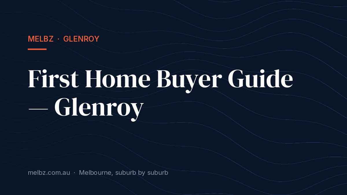 Title card: First Home Buyer Guide — Glenroy