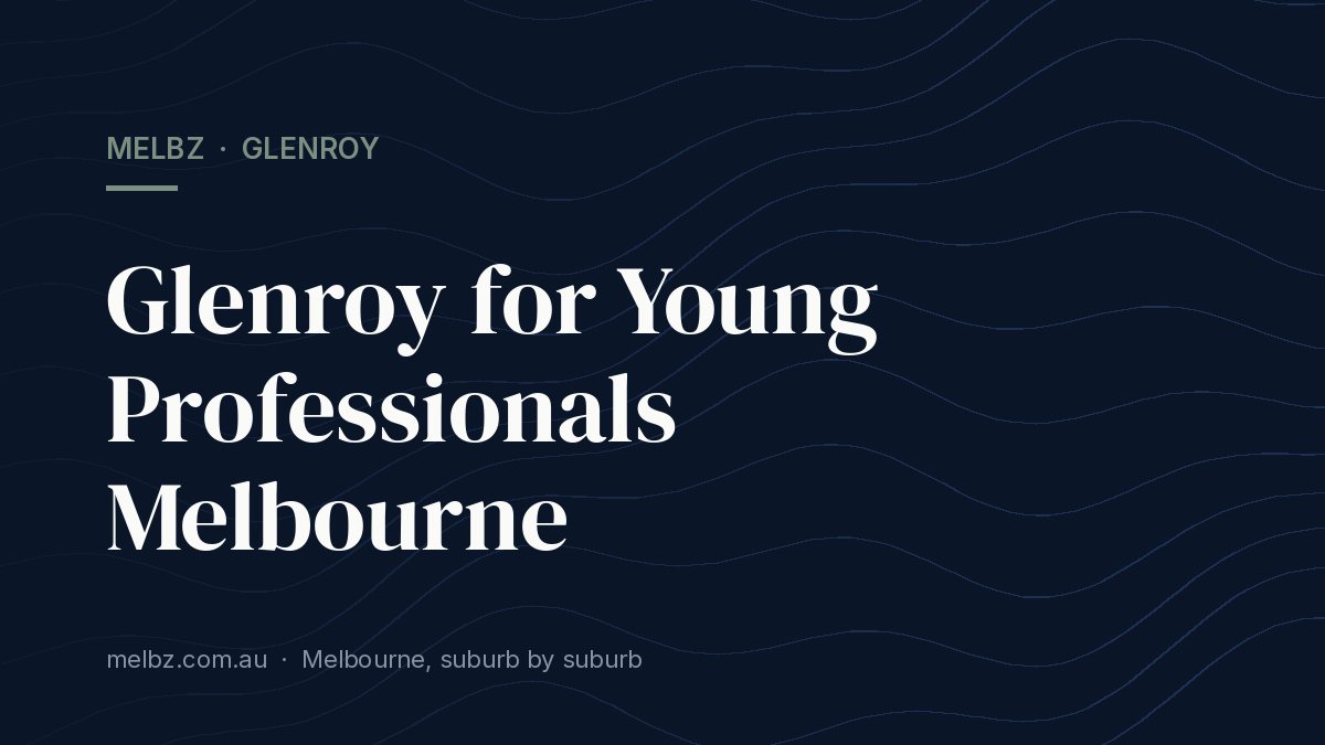 Title card: Glenroy for Young Professionals Melbourne