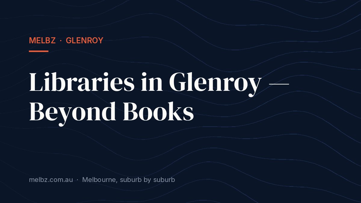 Title card: Libraries in Glenroy — Beyond Books