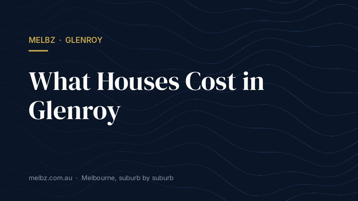 Title card: What Houses Cost in Glenroy
