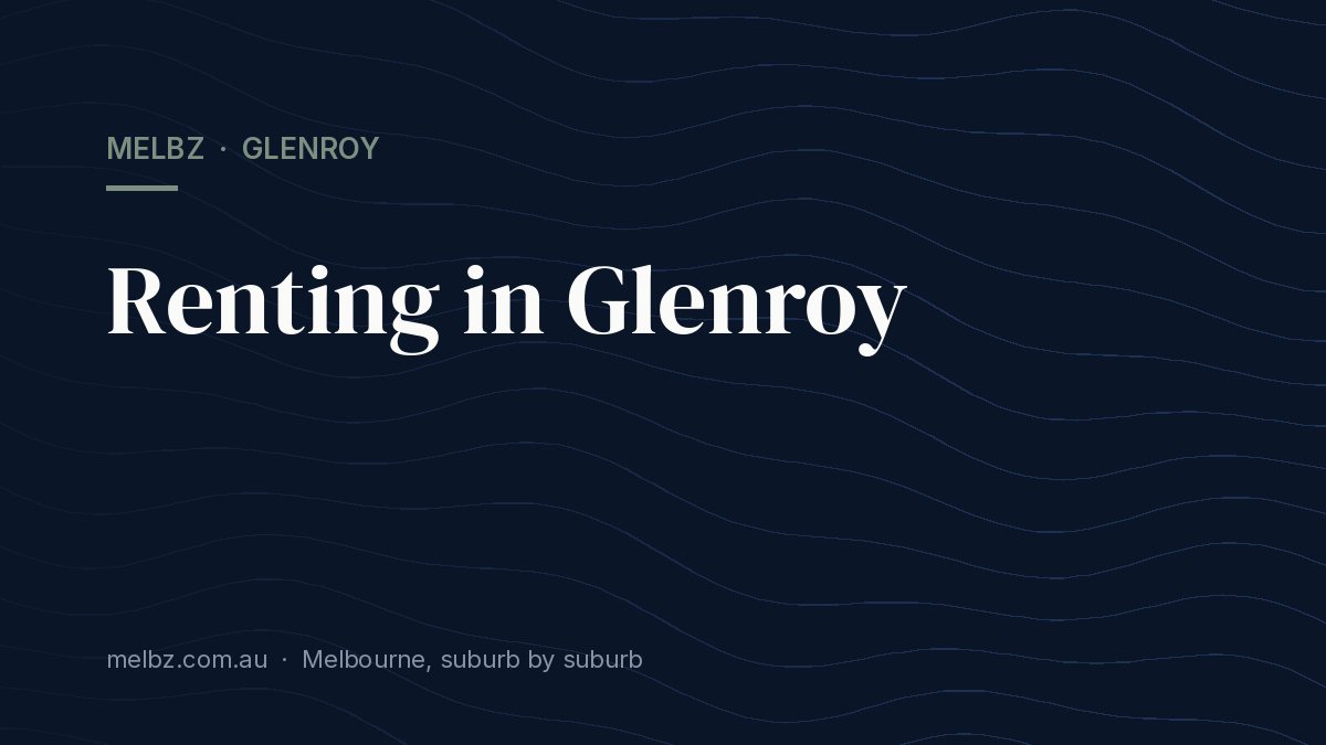 Title card: Renting in Glenroy