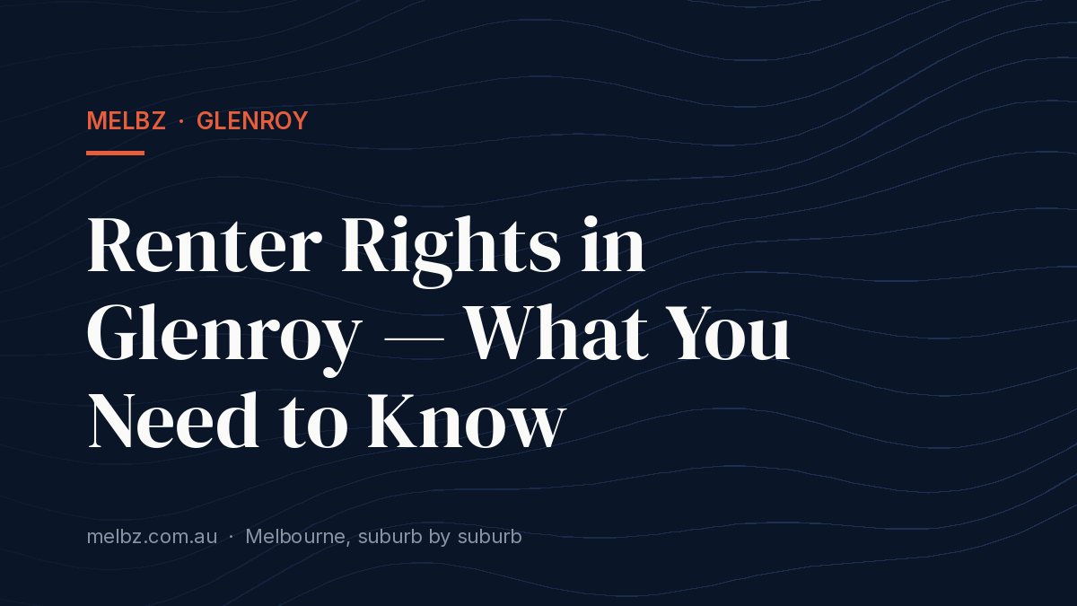 Title card: Renter Rights in Glenroy — What You Need to Know