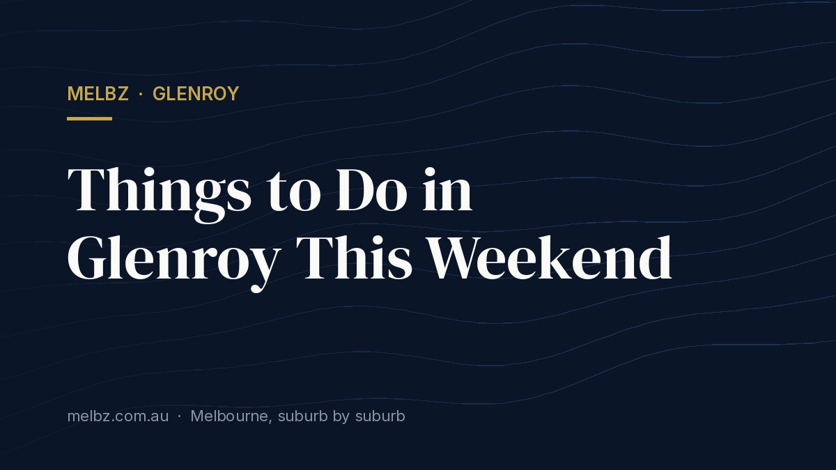 Title card: Things to Do in Glenroy This Weekend