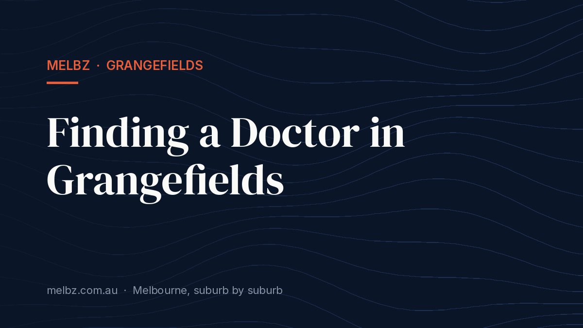 Title card: Finding a Doctor in Grangefields