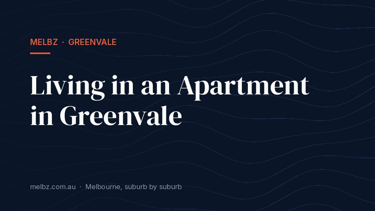 Title card: Living in an Apartment in Greenvale