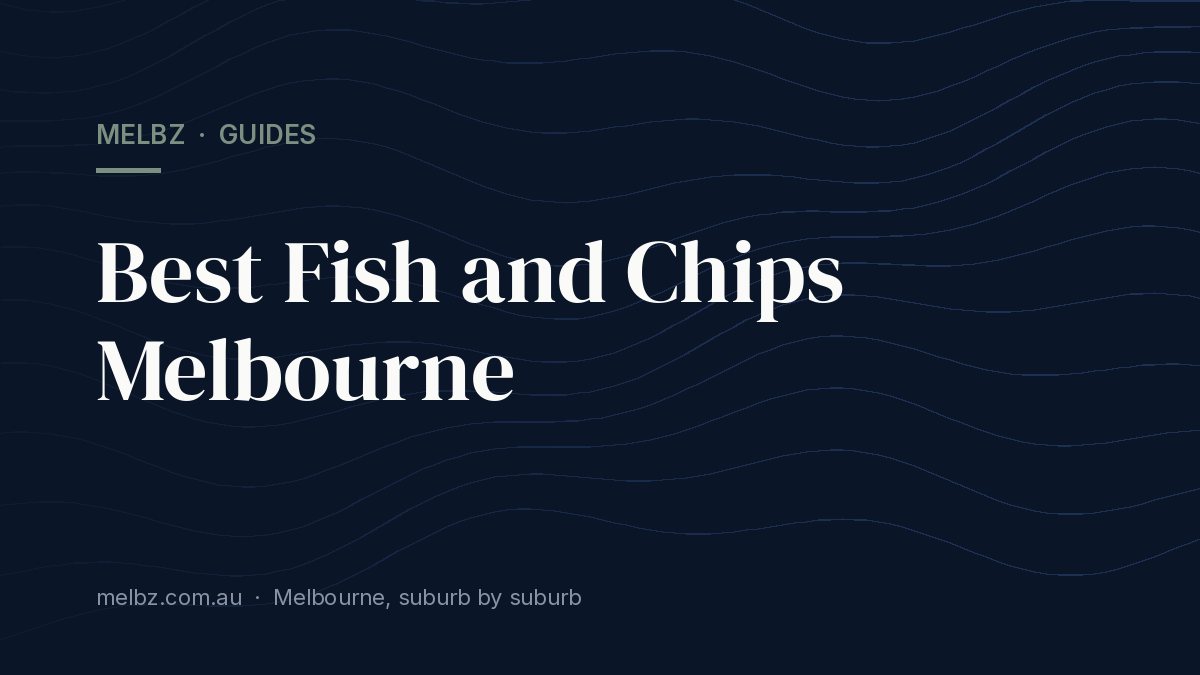 Title card: Best Fish and Chips Melbourne