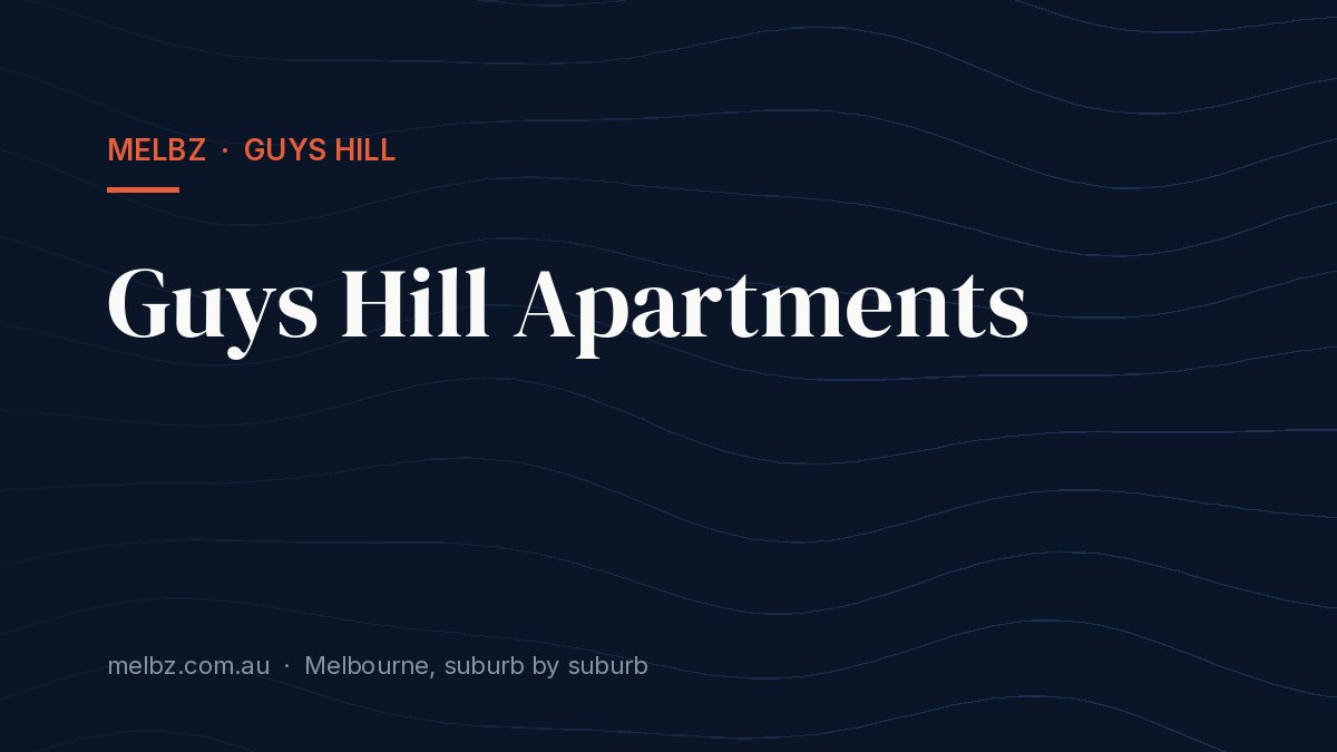 Title card: Guys Hill Apartments