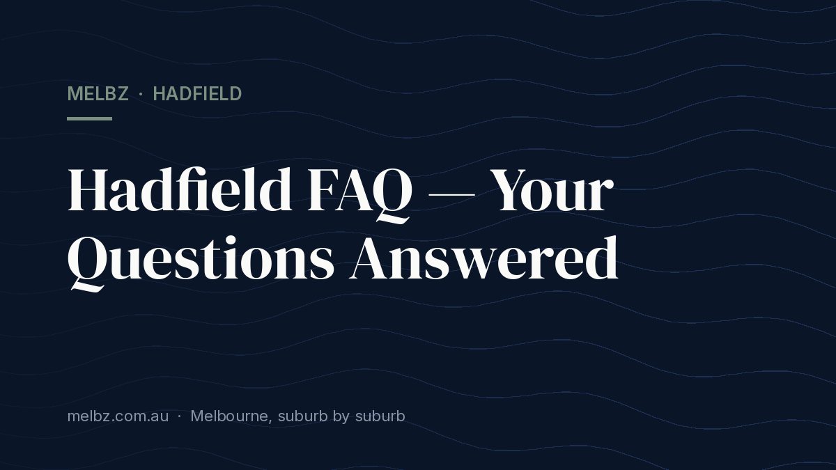 Title card: Hadfield FAQ — Your Questions Answered