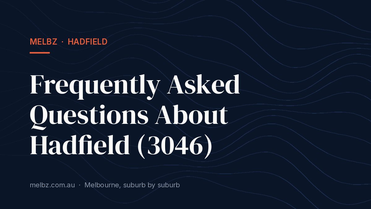Title card: Frequently Asked Questions About Hadfield (3046)