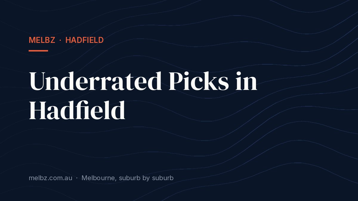 Title card: Underrated Picks in Hadfield