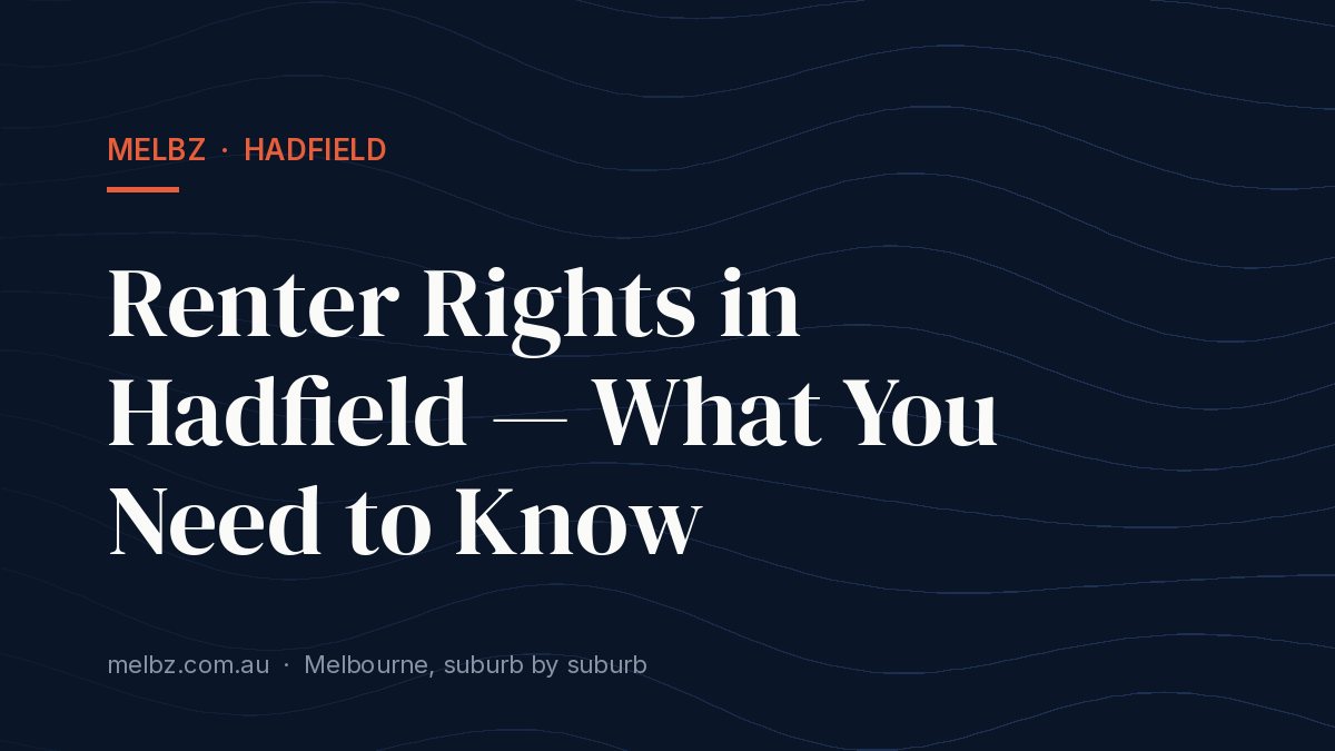 Title card: Renter Rights in Hadfield — What You Need to Know