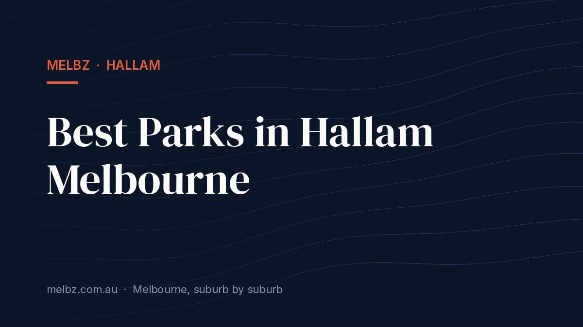 Title card: Best Parks in Hallam Melbourne