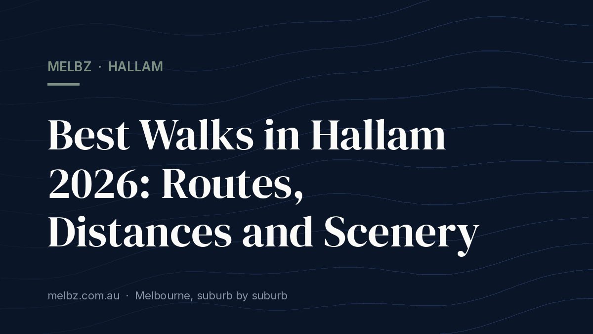 Title card: Best Walks in Hallam 2026: Routes, Distances and Scenery