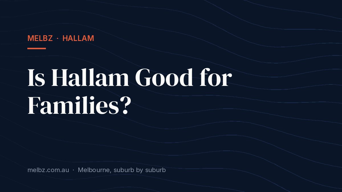 Title card: Is Hallam Good for Families?