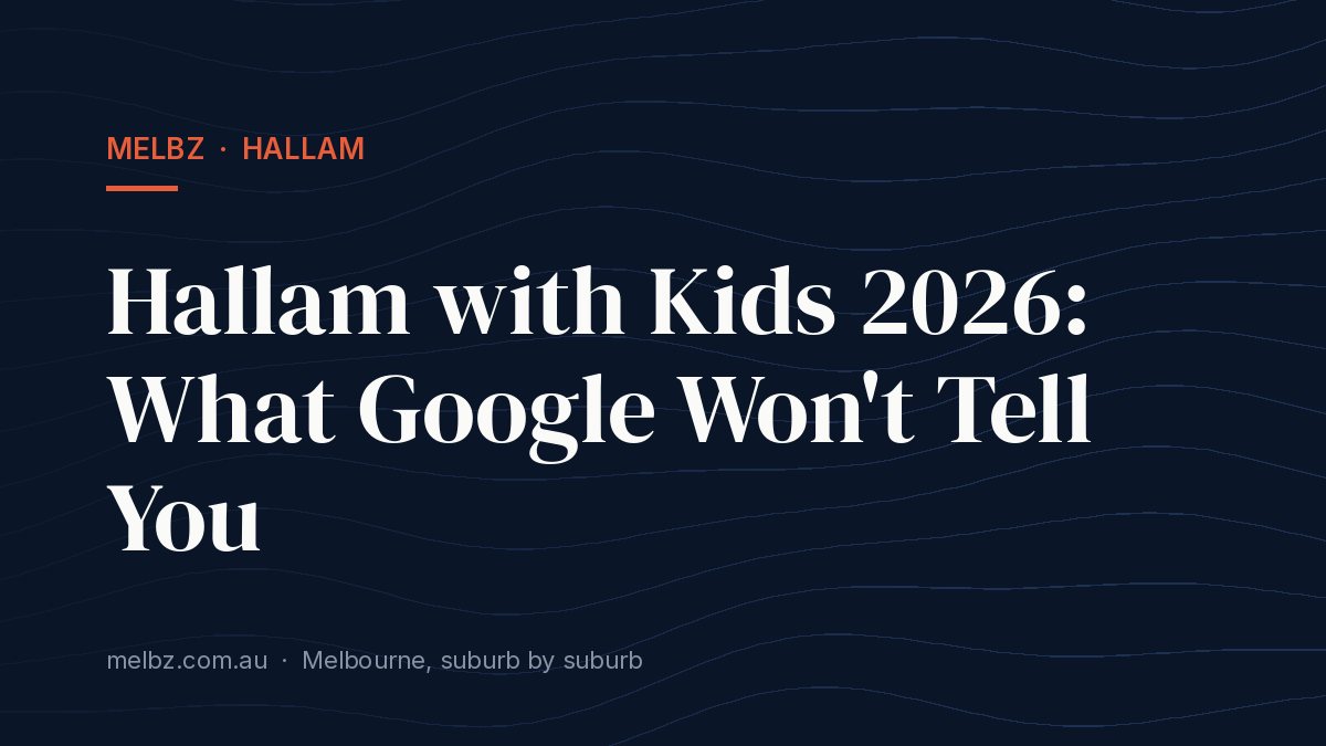 Title card: Hallam with Kids 2026: What Google Won't Tell You