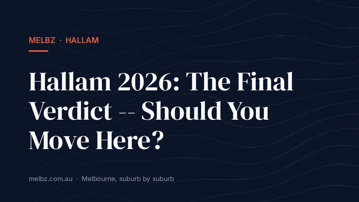 Title card: Hallam 2026: The Final Verdict -- Should You Move Here?