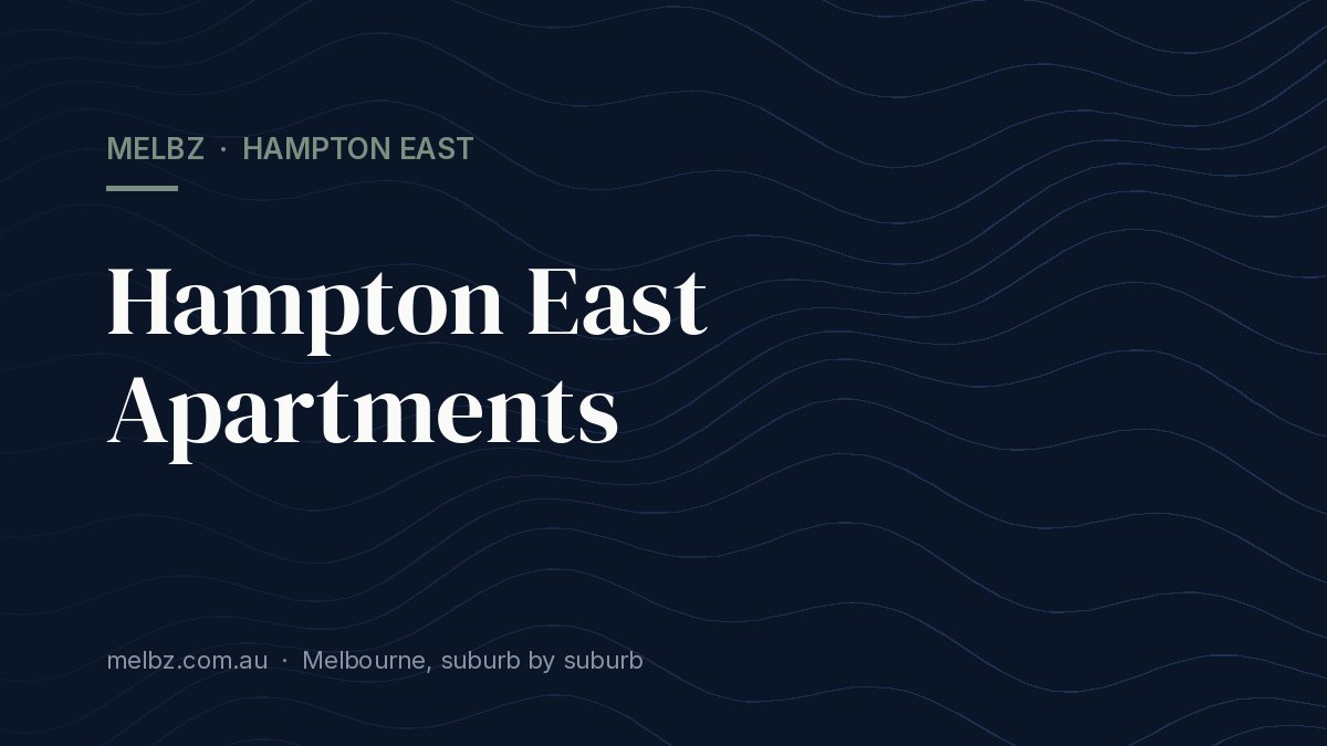 Title card: Hampton East Apartments
