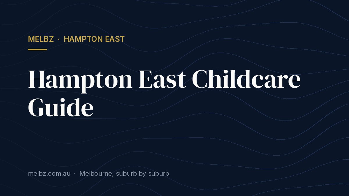 Title card: Hampton East Childcare Guide