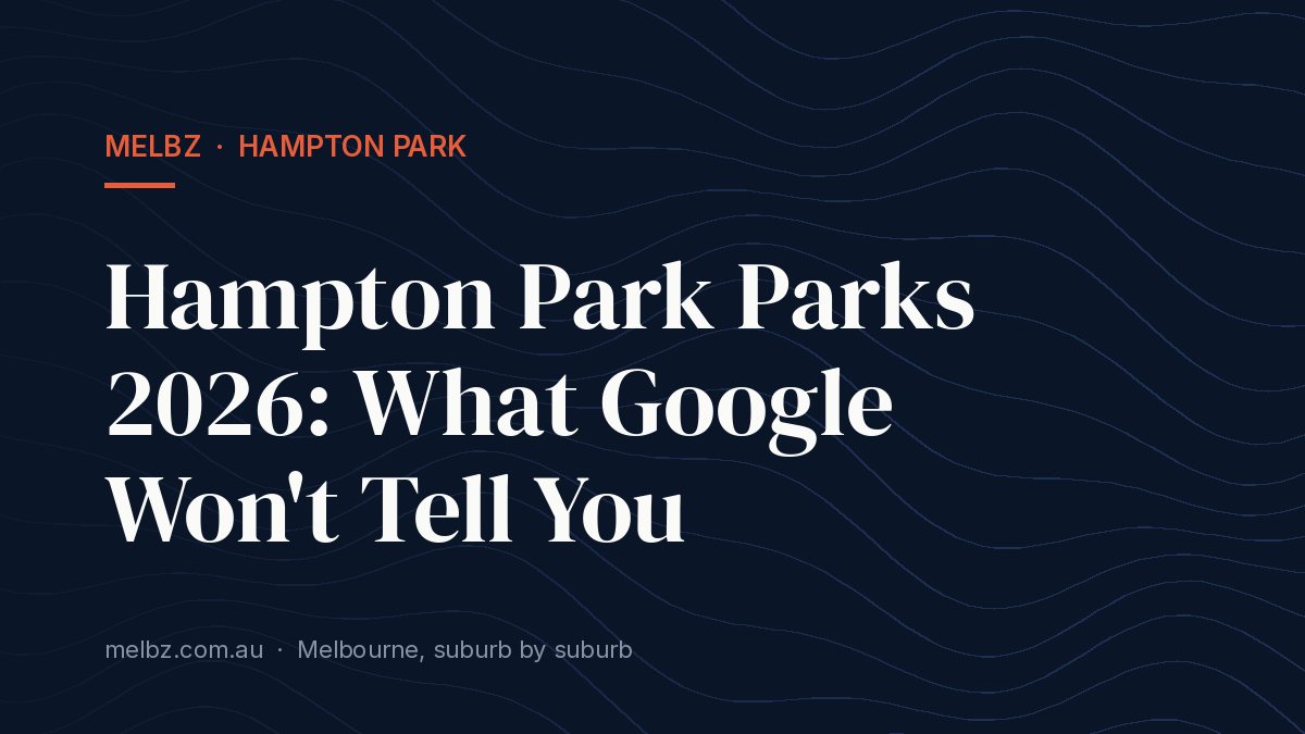 Title card: Hampton Park Parks 2026: What Google Won't Tell You
