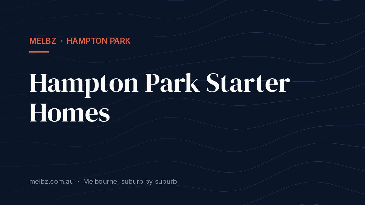 Title card: Hampton Park Starter Homes