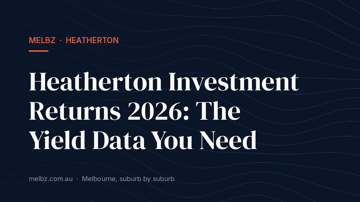 Title card: Heatherton Investment Returns 2026: The Yield Data You Need