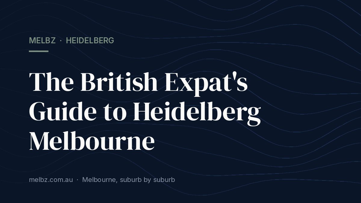 Title card: The British Expat's Guide to Heidelberg Melbourne