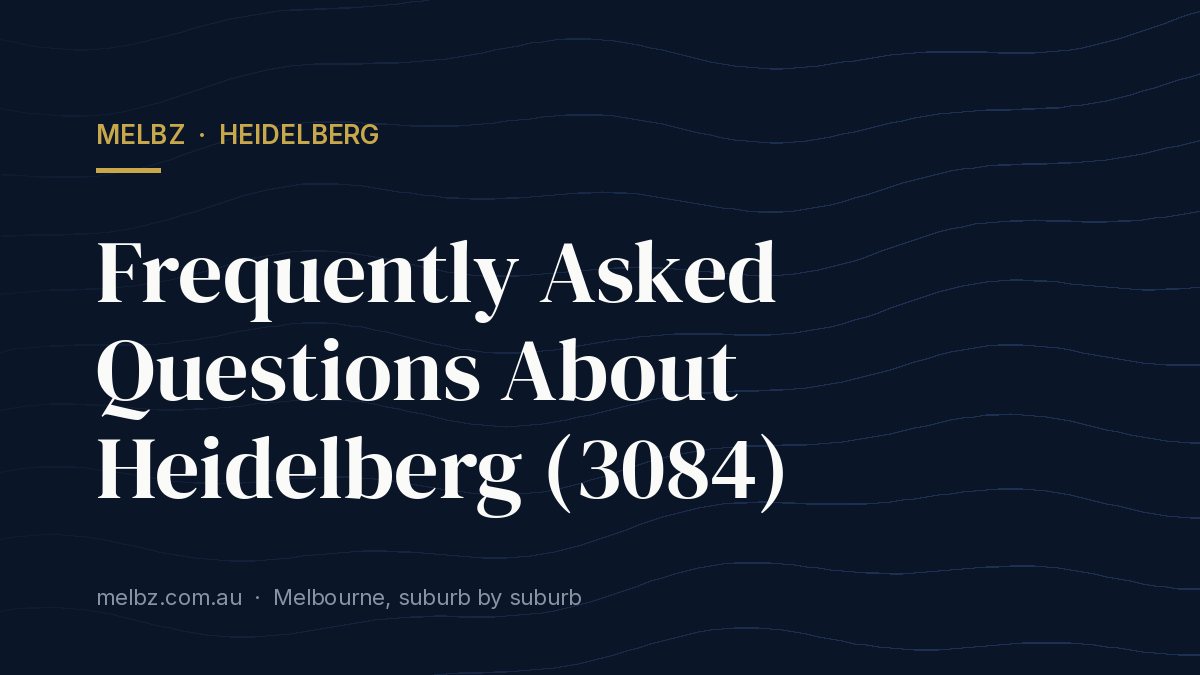 Title card: Frequently Asked Questions About Heidelberg (3084)