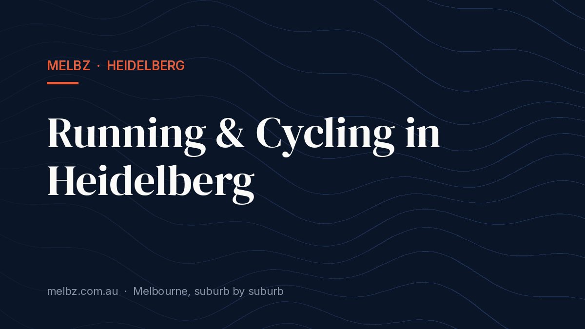 Title card: Running & Cycling in Heidelberg