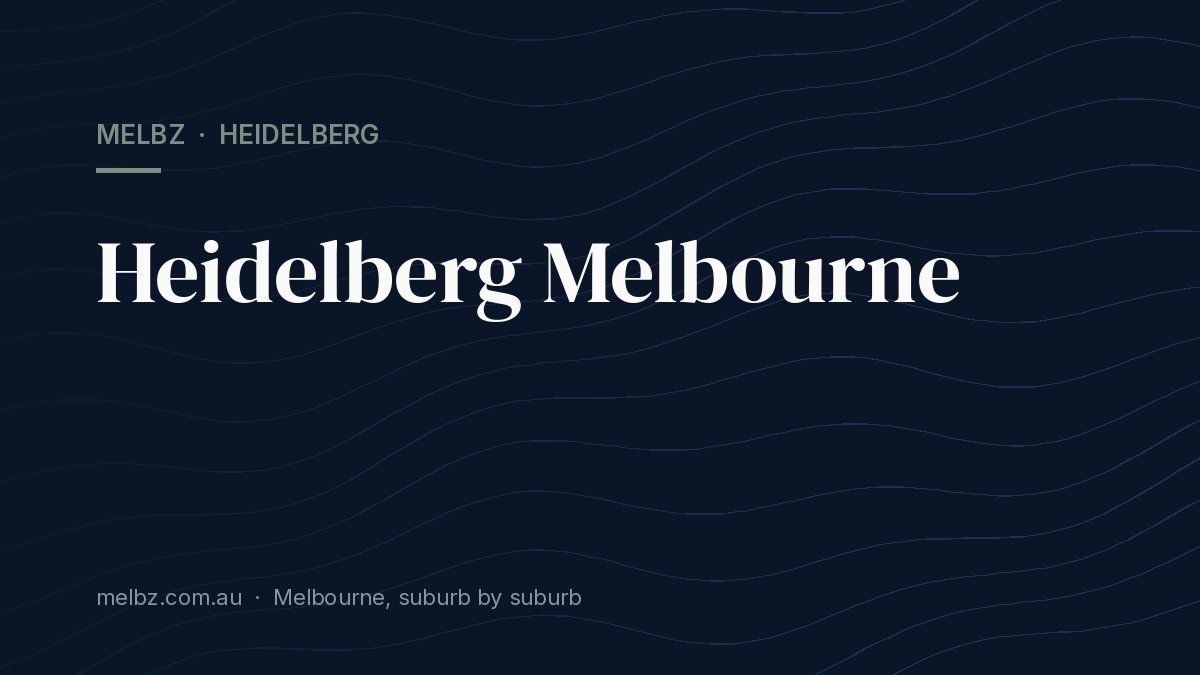 Title card: Heidelberg Melbourne