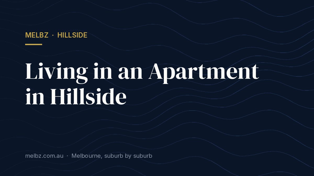 Title card: Living in an Apartment in Hillside