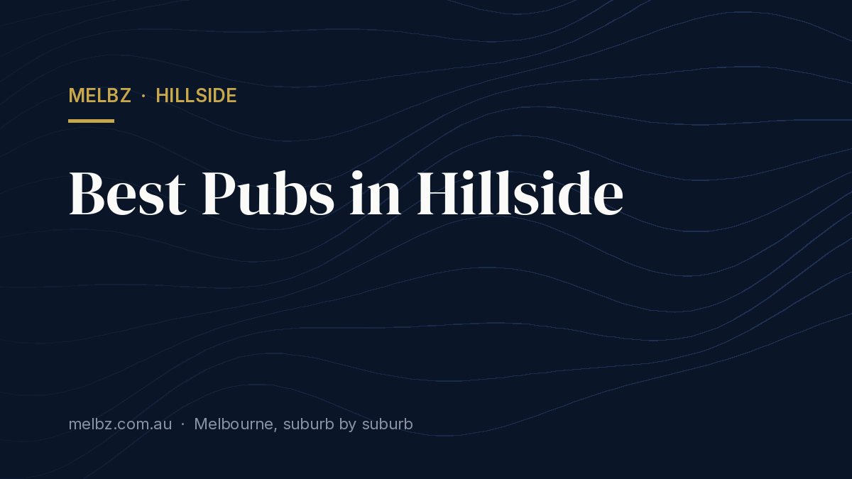 Title card: Best Pubs in Hillside