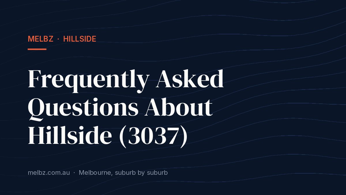 Title card: Frequently Asked Questions About Hillside (3037)