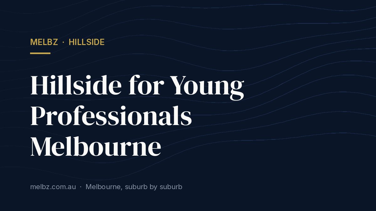Title card: Hillside for Young Professionals Melbourne