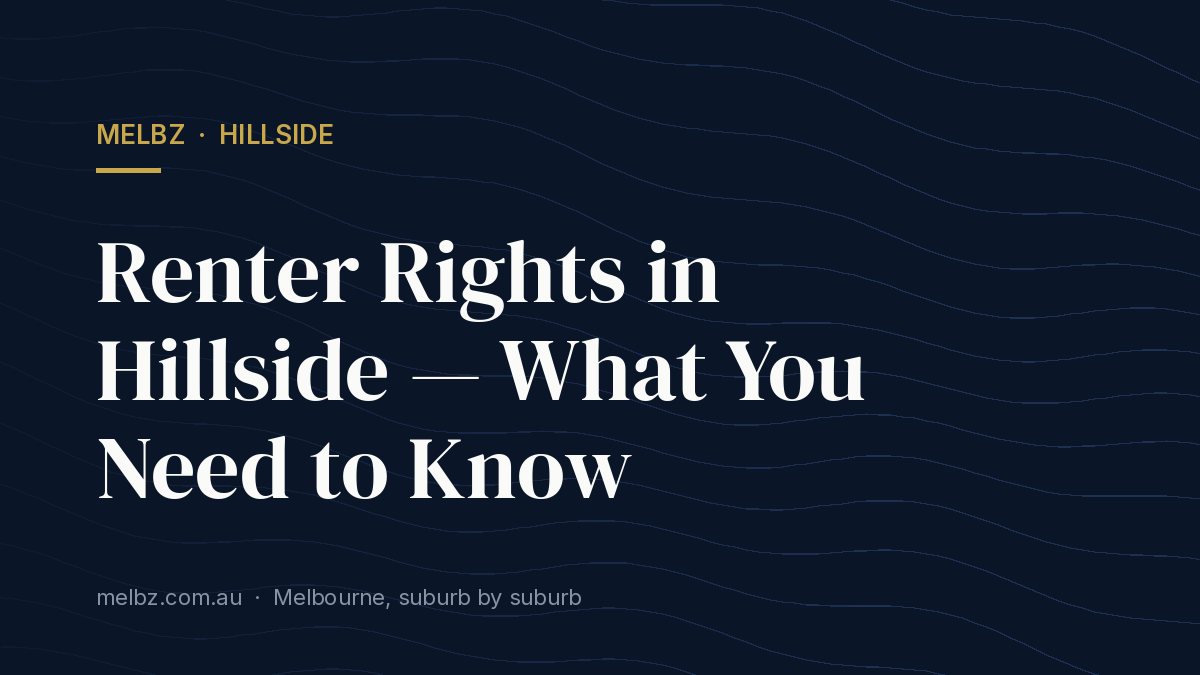 Title card: Renter Rights in Hillside — What You Need to Know