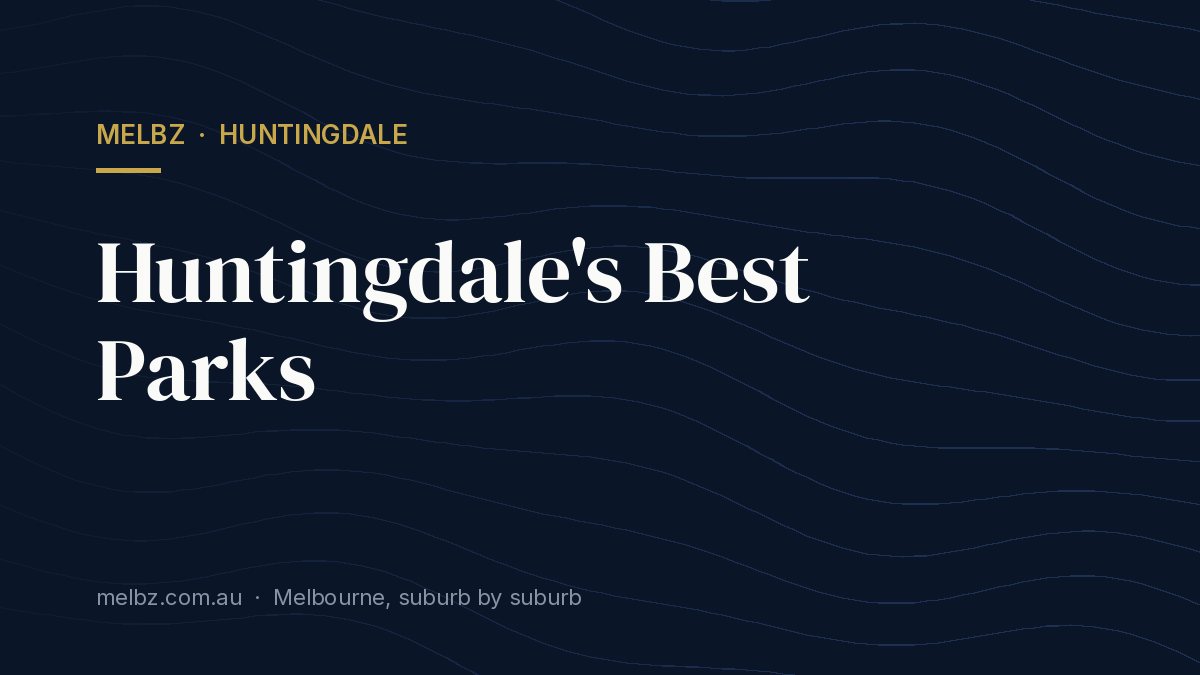 Title card: Huntingdale's Best Parks