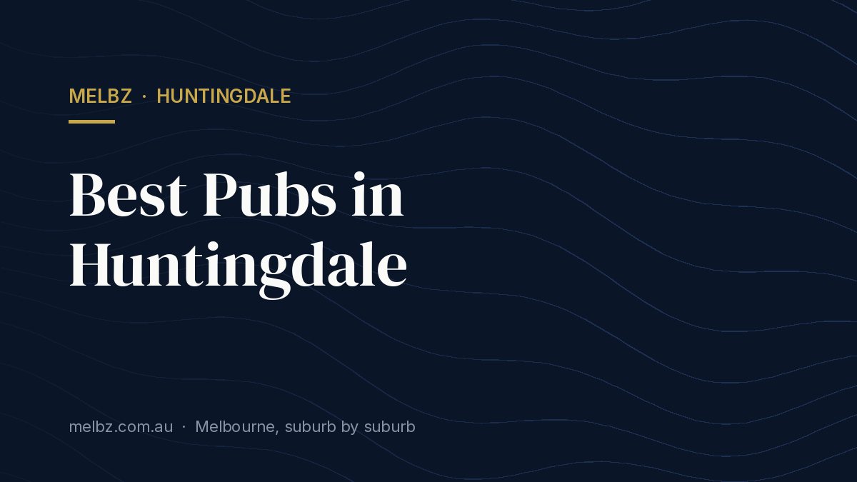 Title card: Best Pubs in Huntingdale