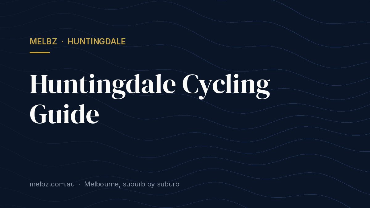 Title card: Huntingdale Cycling Guide