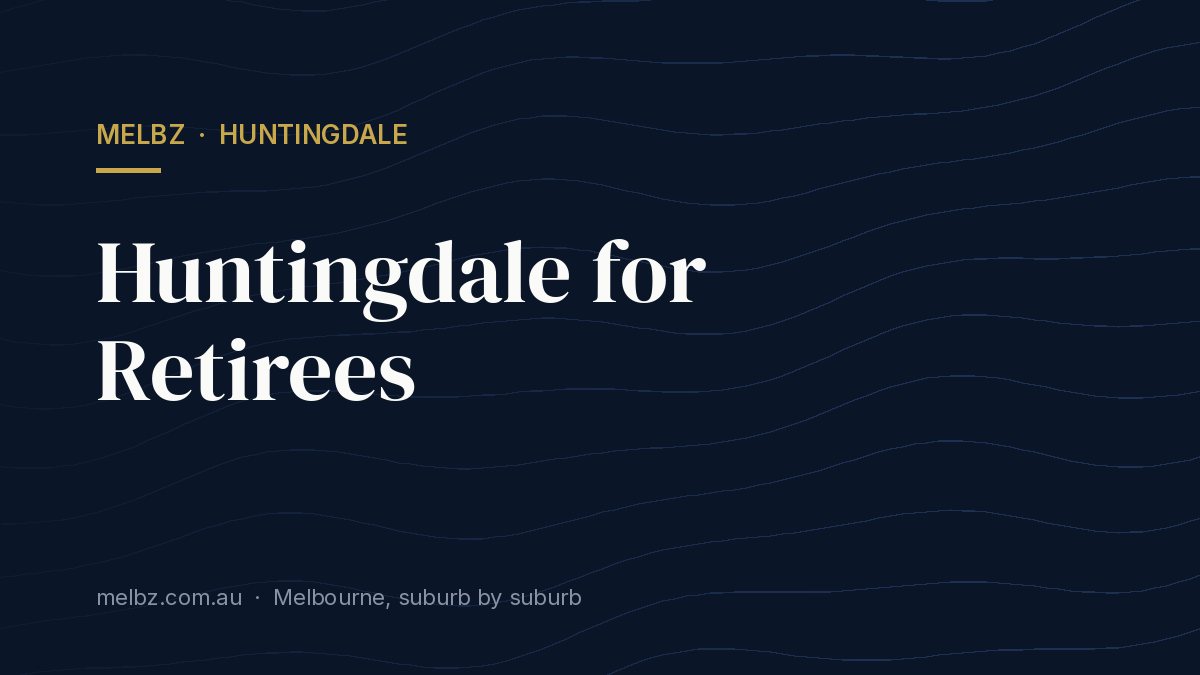 Title card: Huntingdale for Retirees