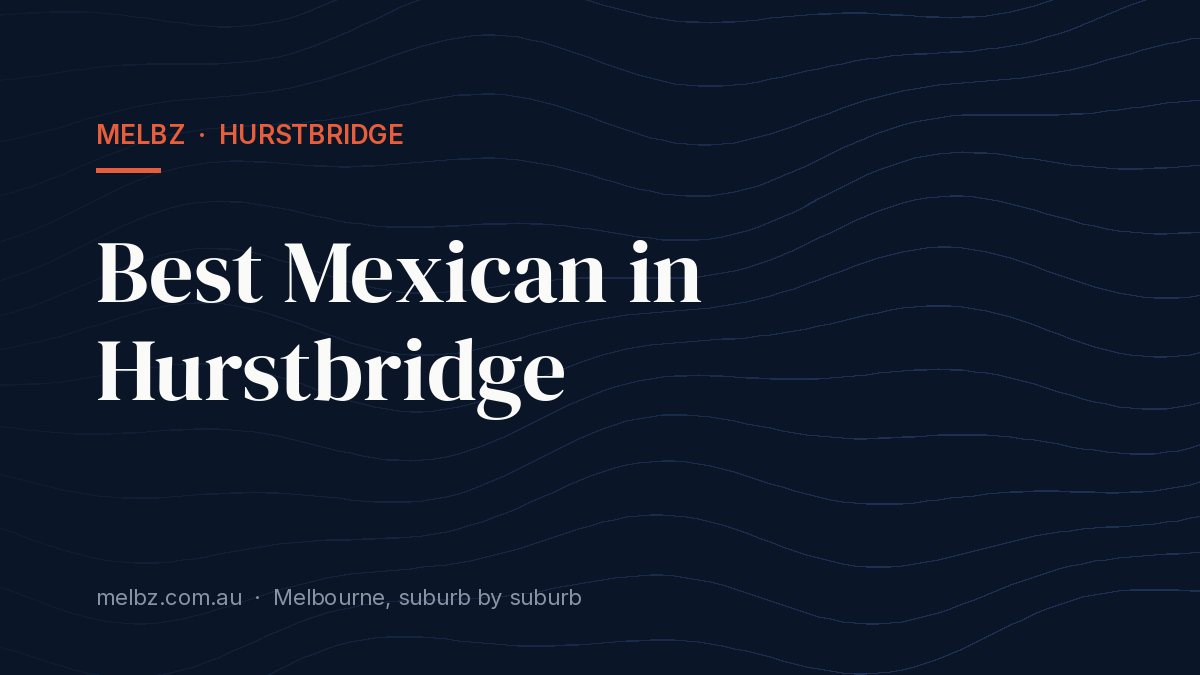 Title card: Best Mexican in Hurstbridge