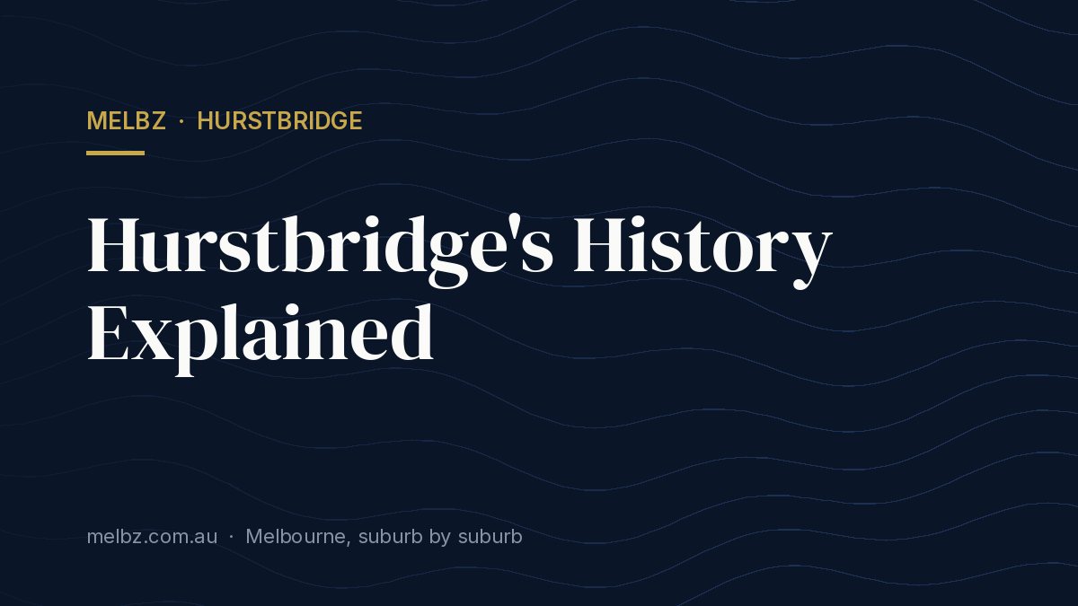 Title card: Hurstbridge's History Explained