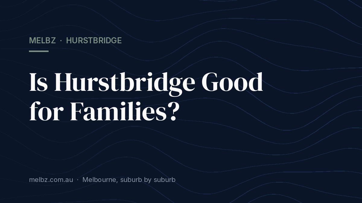 Title card: Is Hurstbridge Good for Families?