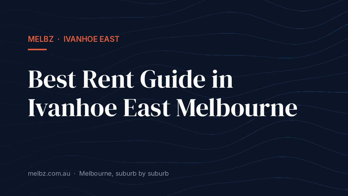 Title card: Best Rent Guide in Ivanhoe East Melbourne