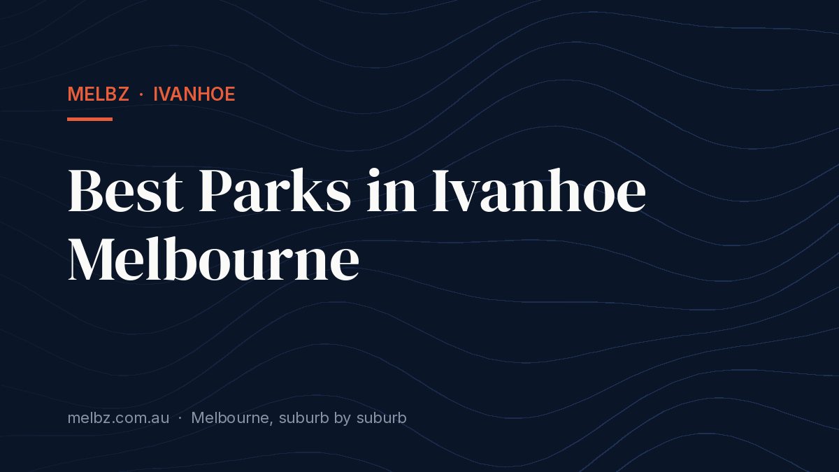 Title card: Best Parks in Ivanhoe Melbourne
