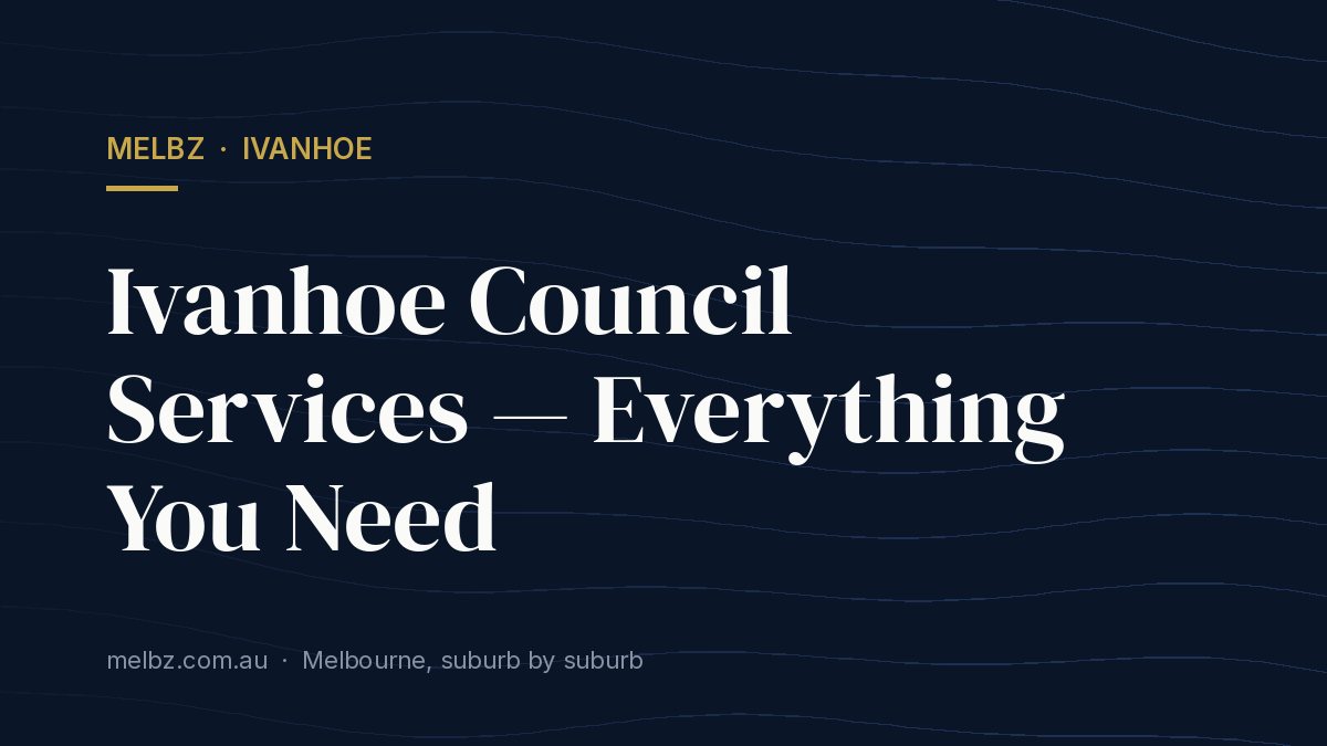 Title card: Ivanhoe Council Services — Everything You Need