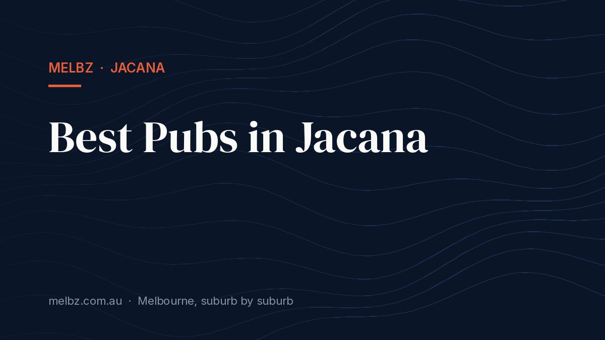 Title card: Best Pubs in Jacana