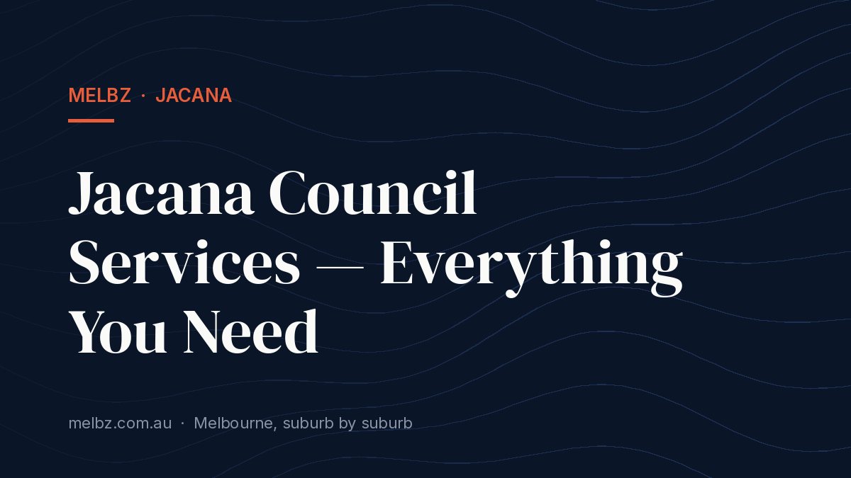 Title card: Jacana Council Services — Everything You Need